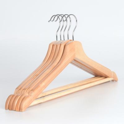 China Behind The Doors/On Walls Factory Direct Hot Sale Flat Hand Cheap Wood Clothes Top Hanger Wood For Fabrics for sale