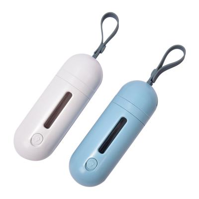 China Sustainable Custom Portable Dog Water Bottle Leak Proof Puppy Dispenser With Silicone Handle Drinking Feeder For Pets Out Of Door Walking for sale