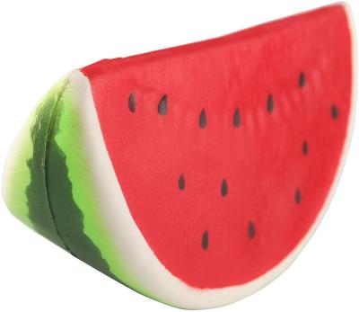 China 6.5 x 3.5 x 2.09 inch Kawaii Watermelon Squishies Fruit Slow Rising Squishies Kid Toys Gift Scented Slow Rising Collection for sale