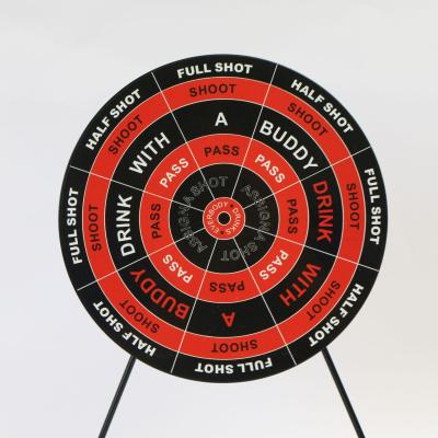 China New Dart Type Iron Magnet PP Glass Board Drinking Game 36.5*27.5*7.5cm for sale