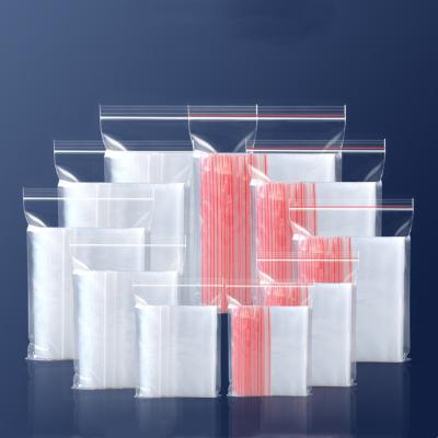 China Eco-Friendly Clear Plastic Moisture Proof Zip Lock Bag Polyethylene Packaging Bag With Zipper for sale