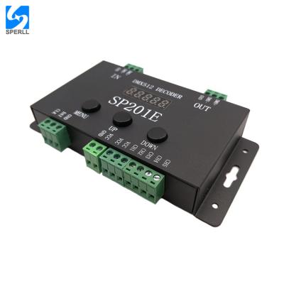 China WS2812B SK6812 DMX 512 Channel SPI Signal Digital Decoder Pixel Led Strip Controller SP201E SP201E for sale