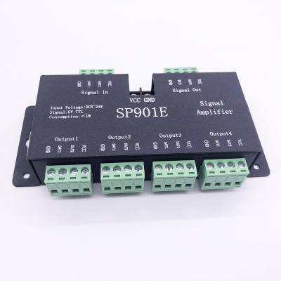 China Full Color Control Lights SP901E LED SPI Signal Amplifier Controller for sale