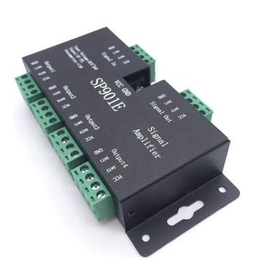 China Digital LED Light SP901E LED Signal Amplifier Controller for Dual Signal 5V-TTL Signals for WS2811 SK6812 APA102 and other IC Controller for sale