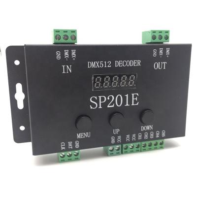 China Control lights present lighting accessible SPI signal best dmx 512 interface led controller SP201E for sale for sale