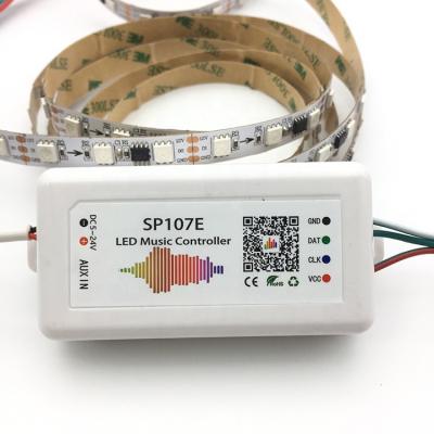 China SP107E Strip Music Controller Programmable Accessible Led Pixel Led WS2812B WS2811 SK6812 UCS1903 for sale