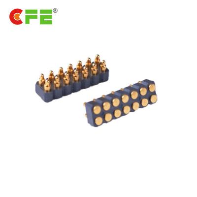 China AV Equipment SMT 18 Pin Connector Pogo Pin With 2mm Pitch for sale