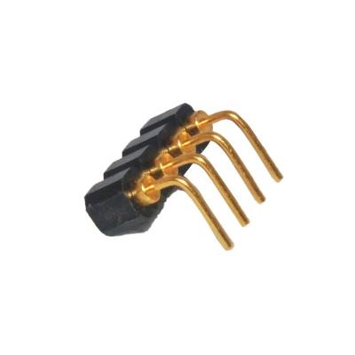 China Right Angle Pogo Connector Right Angle Pin Large Current 4 Pins Adapter for 4p Power Connector for sale