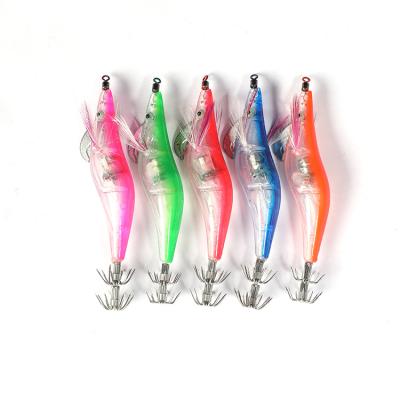 China Outdoor Luminous Hard Plastic Fishing Activity Manufacture Selling Shrimp Lure Directly Bait Super Quality With Squid for sale