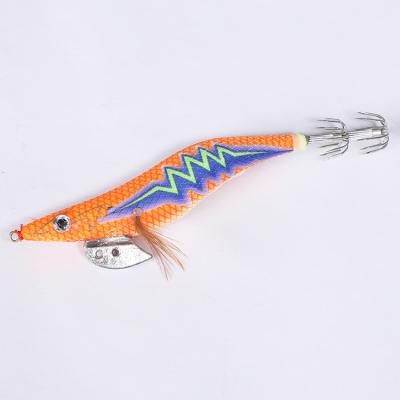 China Outdoor Hot Selling Fishing Activity Luminous Jigger With 3D Artificial Hook Fishing Shrimp Lure Groundbait Groundbait Kit for sale