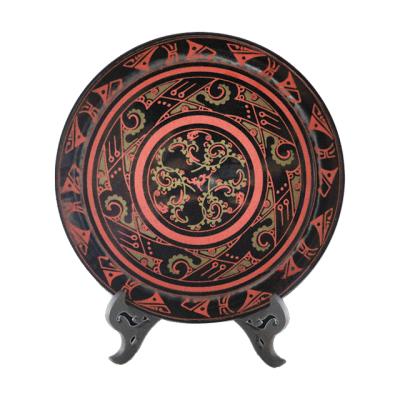 China China Custom High End Custom Craft Printed Craft Printed Round Shaped Heavy Duty Ceramic Heat Shield Plate For Souvenir Or Gifts for sale