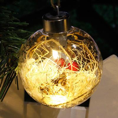 China 2020 Eco-friendly Merry Christmas Tree LED Bulb Light Ball Ornament Christmas Gift Garden Party Supplies for sale