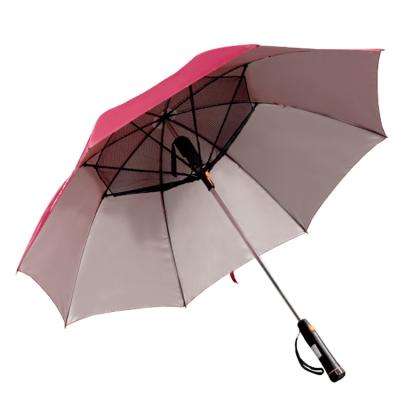 China All In 1 Promotional Air Condition Golf Umbrella With Fan for sale