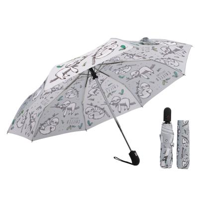 China Wholesale market of minimalist automatic open narrow three folds premium sturdy umbrella for sale