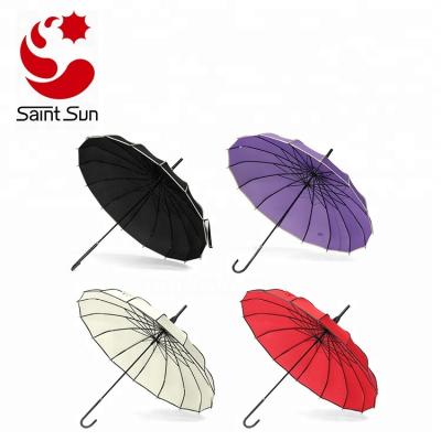 China All In 1 Waterproof Upright Umbrella Wedding Windproof Bride Parasol 4 Colors for sale