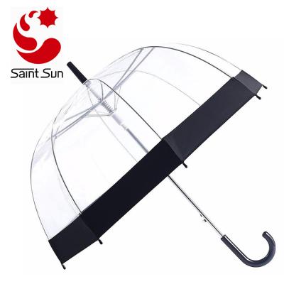 China All in 1 new 23 inch transparent clear automatic bubble dome open umbrella for wedding party for sale