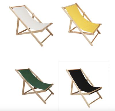 China Traditional outdoor foldable wooden beach chair for sale