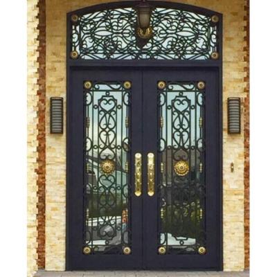 China New Modern Design Round Cover Entry Door Iron Door Price India for sale