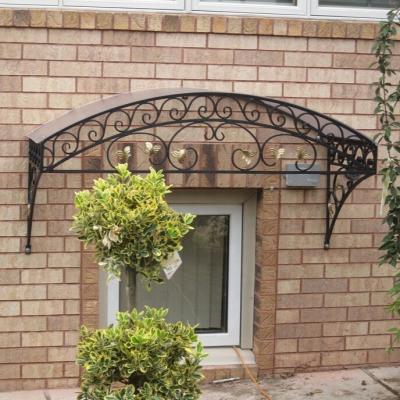 China Polycarbonate Wrought Iron Dome Canopy /light Dome Canopy Sale for sale