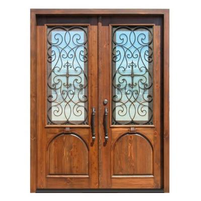 China Modern Iron Main Entry Doors Grill Design for sale