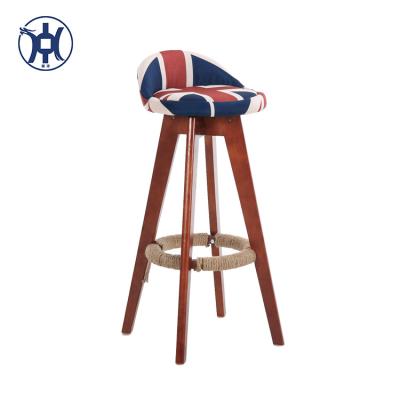 China Bar Stool Free Sample Vintage Wood / Outdoor Bar Stool Wooden Bar Stool Chair for sale