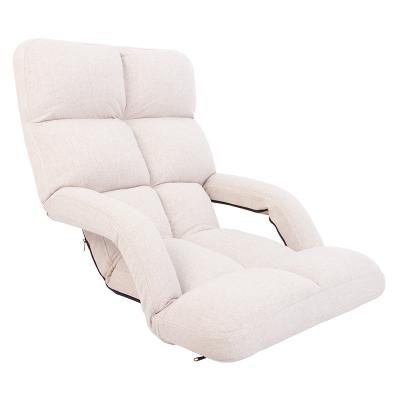 China Foldable Multiangle Cushioned Living Room Recliner Padded Sofa Chair Adjustable Tatami Floor Chair For Video Game Reading for sale