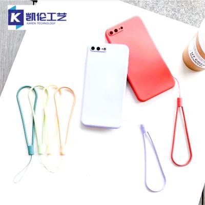 China Popular Lovely Silicone Ring Mobile Phone Daily Life Cartoon Design Lanyard Mobile Phone Protective Strap Strap Lanyard for sale