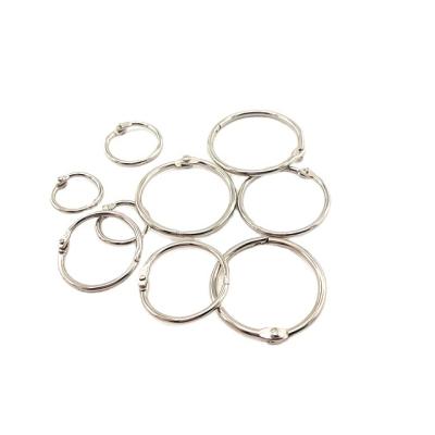 China Convenient and durable manufacturer loose-leaf folder industry clip ring newcomer book ring loose-leaf ring binding clip ring for sale