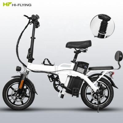 China Aluminum alloy China factory wholesale OEM ODM customization 48V folding electric bicycle e bikes electric bicycle for sale