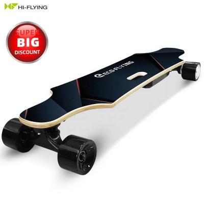 China OEM Double Motor Skateboard Outdoor Sport 350w*2 Electric Skateboard Custom Drive Adult Electric Skateboard for sale