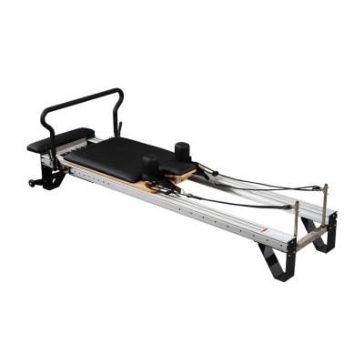 China Aluminum Alloy+High Quality PU Leather With Low Price Folding Aluminum Reformer Cheap Pilates Reformer Machine ONT-198 Pilates Reformer Machine for sale