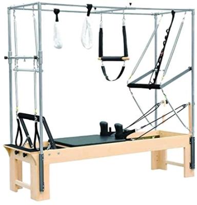 China Pilates Studio Woman Yoga Exercise Pilates Reformer Cadillac With Full Trapeze Suit for sale