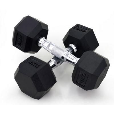 China ONT-S02 Home Appliance Dumbbells Set Cheap Gym Free Price Fitness Power Weight Hex Rubber Dumbbells Set for sale