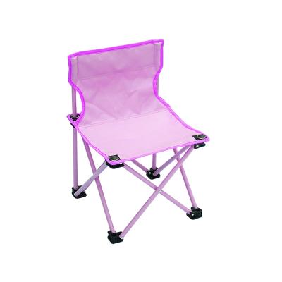 China Modern Universal Pink Kids Fishing Metal Tube Beach Chairs, Kids Beach Chair for sale