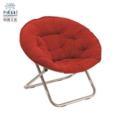 China Modern Style Foldable Reliable Metal Round Folding Big Moon Chair for sale