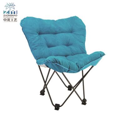 China Outdoor Household Microsoft Cloth Folding Camping Butterfly Foldable Custom Chair for sale