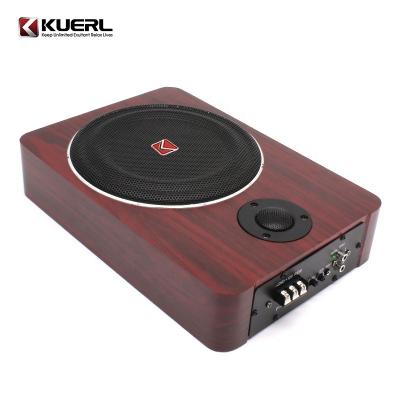 China New Product Car Acoustic Active Subwoofer 8 Inch 12V Car Subwoofer System MDF Ultrathin Case With Tweeter Car Audio Subwoofer for sale