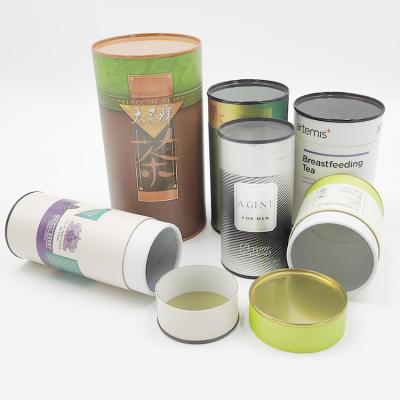 China Custom Printed Sport Sport Tape Packaging Cylinder Paper Boxes Tennis Ball Paper Tube for sale