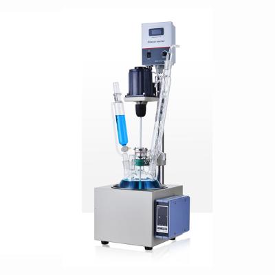 Китай High Precision Glass Stirrer Reactor Laboratory Single Layer Chemical Glass Reactor продается