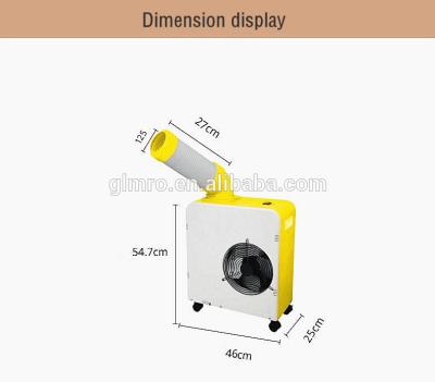 中国 3500m3/h 1.8KWの移動式点のエアコンを立てる床 販売のため