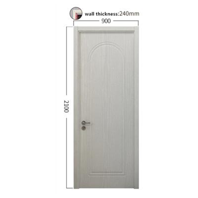 China Swing beautiful and high quality wpc door composite door interior wooden door for sale