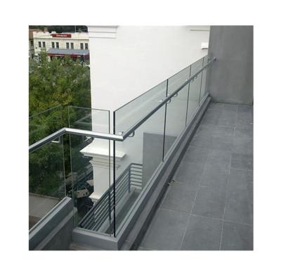 China Cbmmart Modern U Channel Glass Balustrade Fencing Stairs And Balustrade Balcony Balustrade for sale