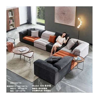 China Hot Sale Fabric Sofa Soft Cozy Furniture 2020 Modern Sofa Bed Living Room Furniture for sale