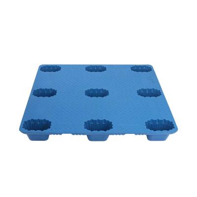 China HDPE Manufacturer Supply Lightweight Plastic Pallet Warehouse Blow Molding Plastic Pallet for sale