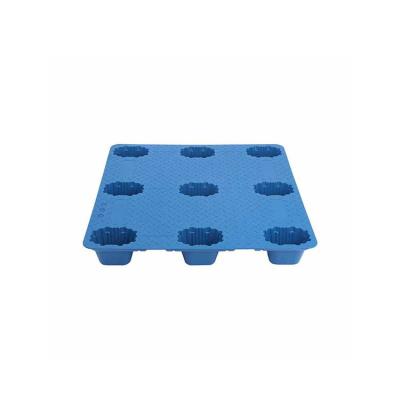 China HDPE Special Design Pallet Storage Equipment Vacuum Blow Molding Industrial Plastic Pallet for sale