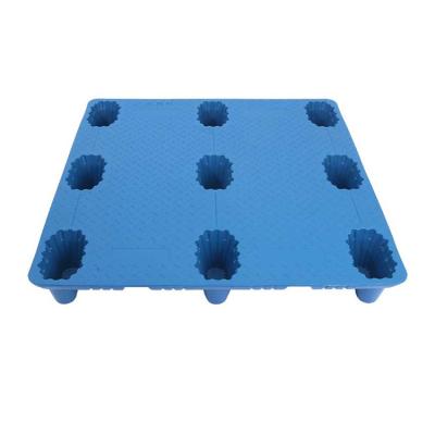 China HDPE Competitive Price Warehouse Plastic Pallet Blow Molding Medium Duty Plastic Pallet for sale