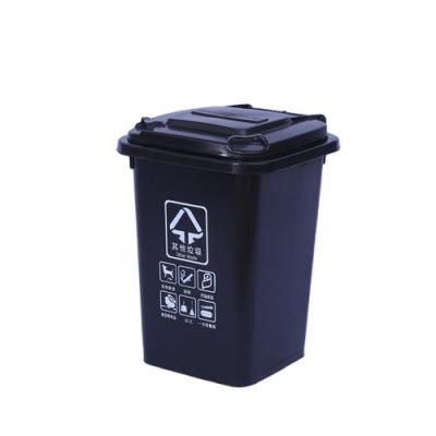 China Wholesale Custom Durable Open Top Plastic Trash Can Waste Bin Storage Wheelie Trash Can for sale