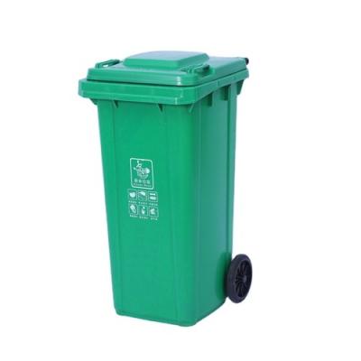 China Durable Manufacturer Supply Environmental Protection Trash Can City Plastic Wheelie Trash Can for sale