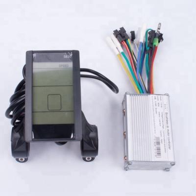 China Brush DC motor 36v 250w ebike bldc motor controller with LCD meter kit for sale