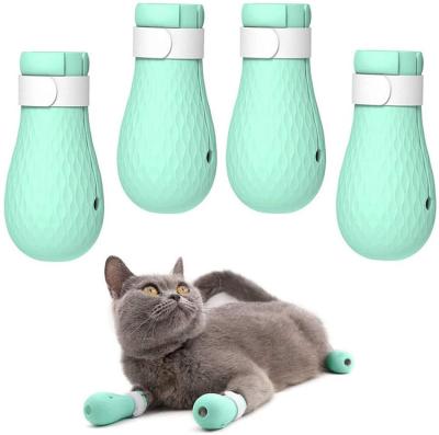 China Portable Foot Wash Foot Cup Cat Dog Paw Remover Silicone Soft Stocked Cleaning Cover for sale